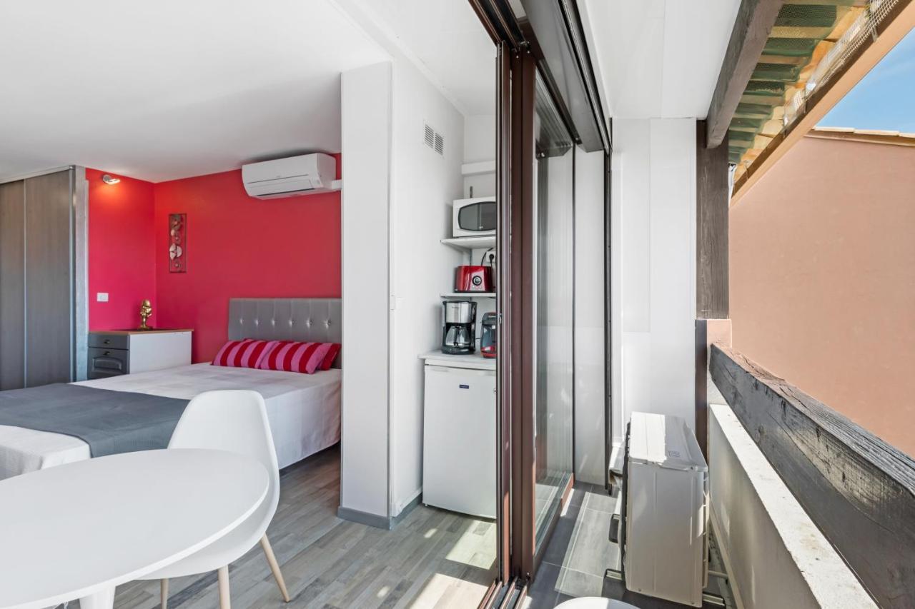 Studio Vue Mer Panoramique, Piscine Port Venus Village Naturiste แอกด์ ภายนอก รูปภาพ