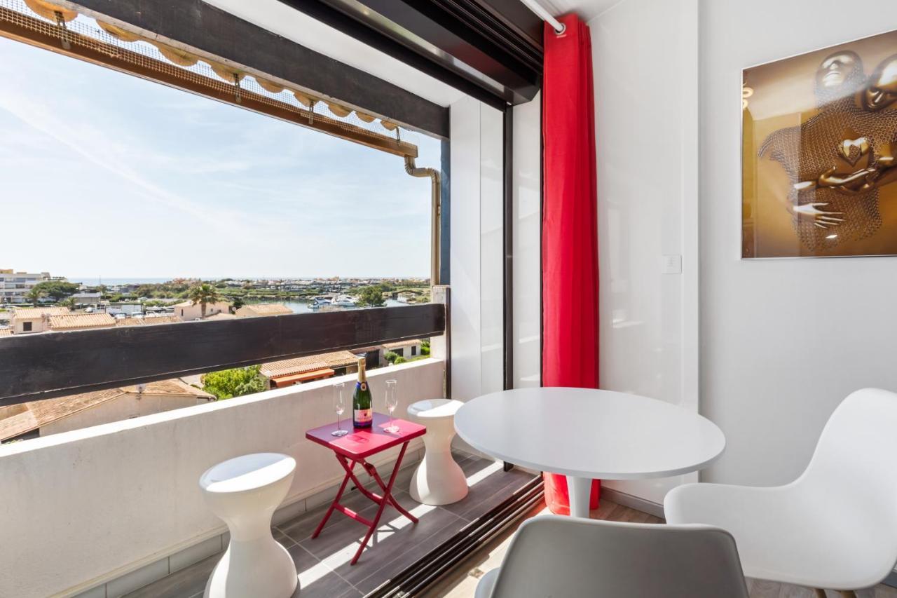 Studio Vue Mer Panoramique, Piscine Port Venus Village Naturiste แอกด์ ภายนอก รูปภาพ