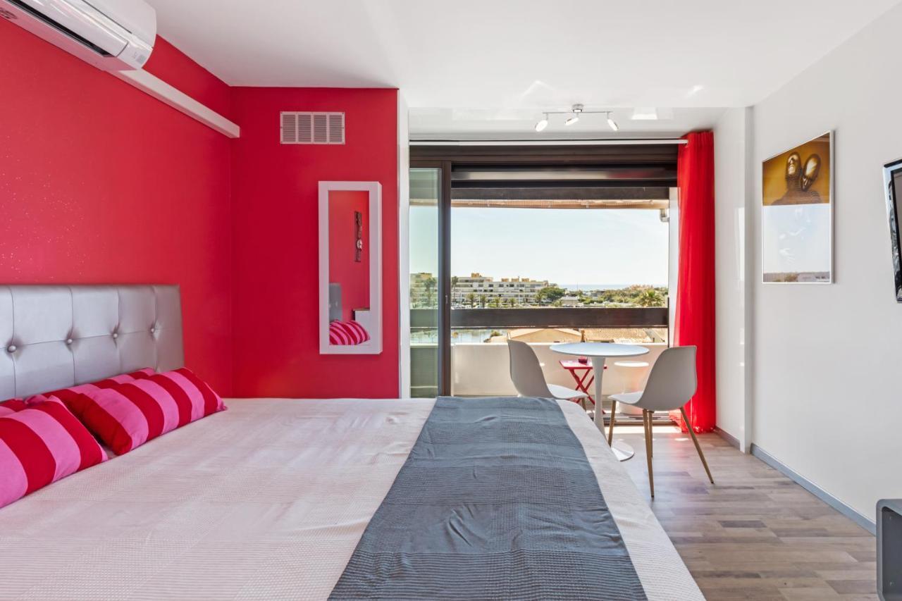 Studio Vue Mer Panoramique, Piscine Port Venus Village Naturiste แอกด์ ภายนอก รูปภาพ